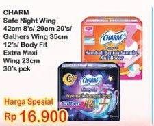 Promo Harga CHARM Safe Night / Body Fit Maxi  - Indomaret