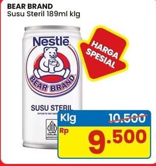 Promo Harga Bear Brand Susu Steril 189 ml - Indomaret