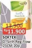 Promo Harga Softex Daun Sirih NonWing 23cm 20 pcs - Alfamart