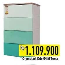 Promo Harga Olymplast Drawer 4 Susun  - Hypermart