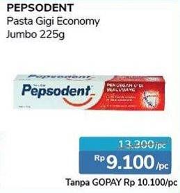 Promo Harga PEPSODENT Pasta Gigi Pencegah Gigi Berlubang White 225 gr - Alfamidi