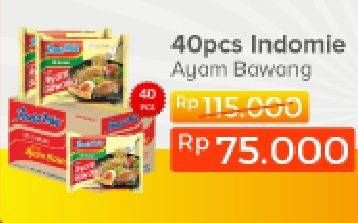 Promo Harga Indomie Mi Kuah Ayam Bawang per 40 pcs 69 gr - Yogya