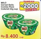 Promo Harga MILO Cereal Balls Coklat 32 gr - Indomaret