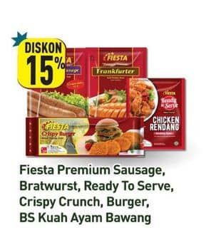 Promo Harga Fiesta Sosis/Ready To Serve/Crispy Crunch/Burger/Bakso  - Hypermart