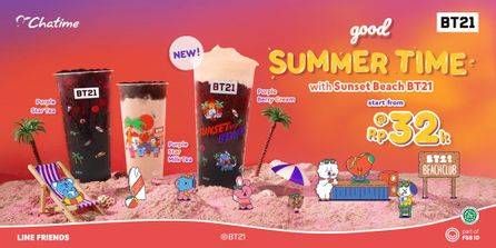 Promo Harga Chatime BT21 Drink  - Chatime