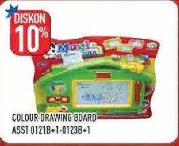 Promo Harga Colour Drawing Board 0121B+1, 0123B+1  - Hypermart
