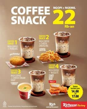 Promo Harga Coffee Snack  - Richeese Factory