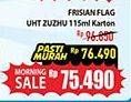 Promo Harga FRISIAN FLAG Susu UHT Milky Zuzhu Zazha per 36 tpk 115 ml - Hypermart