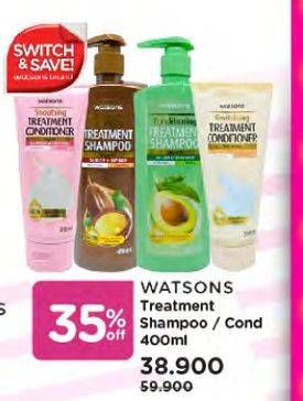 Promo Harga WATSONS Treatment Shampoo/ Conditioner   - Watsons