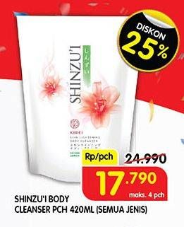 Promo Harga SHINZUI Body Cleanser All Variants 420 ml - Superindo