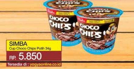 Promo Harga Simba Cereal Choco Chips Susu Putih 34 gr - Yogya