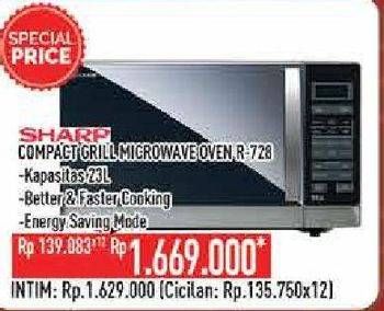 Promo Harga SHARP R-728(K)-IN | Microwave  - Hypermart