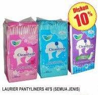 Promo Harga LAURIER Pantyliners 40s All Variant  - Superindo
