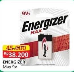 Promo Harga Energizer Max Battery 9V  - Alfamart