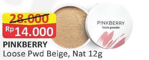 Promo Harga PINKBERRY Loose Powder Beige, Natural 12 gr - Alfamart