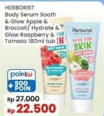 Promo Harga Herborist Juice For Skin Body Serum Apple Broccoli, Raspberry 180 gr - Indomaret