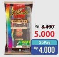 Promo Harga Luwak Kopi + Gula per 9 sachet 25 gr - Alfamart