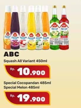 Promo Harga ABC Syrup Special Grade Melon, Coco Pandan 485 ml - Yogya