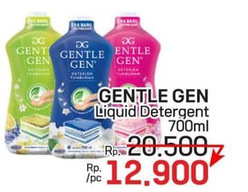 Promo Harga Gentle Gen Deterjen 700 ml - LotteMart
