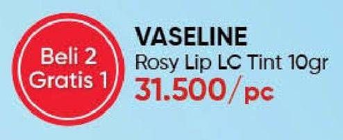 Promo Harga VASELINE Lip Care Rosy Tinted 10 gr - Guardian