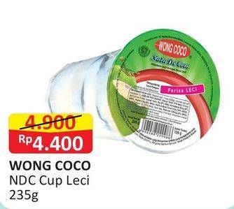 Promo Harga WONG COCO Nata De Coco Lychee 235 gr - Alfamart