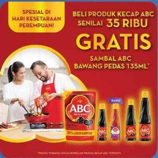 Promo Harga ABC Sambal Bawang Pedas 135 ml - Hypermart