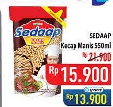 Promo Harga SEDAAP Kecap Manis 550 ml - Hypermart