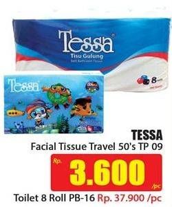 Promo Harga TESSA Facial Tissue Tp09 50 pcs - Hari Hari
