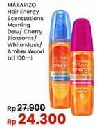 Promo Harga Makarizo Hair Energy Scentsations Morning Dew, Cherry Blossom, White Musk, Amber Wood 100 ml - Indomaret