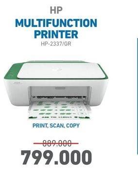 Promo Harga HP DeskJet Ink Advantage 2337 All-in-One Printer  - Electronic City