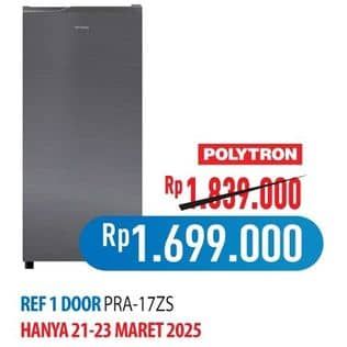 Polytron PRA 17ZS  Diskon 7%, Harga Promo Rp1.699.000, Harga Normal Rp1.839.000