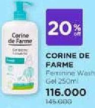 Promo Harga CORINE DE FARME Woman Care Feminin Wash 250 ml - Watsons