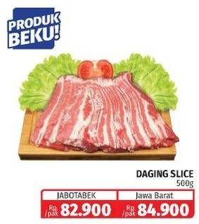 Promo Harga Daging Sapi Slice 500 gr - Lotte Grosir