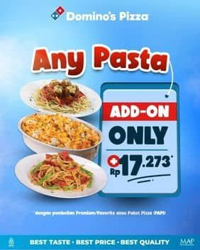 Promo Harga Any Pasta  - Domino Pizza