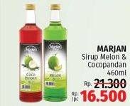 Promo Harga MARJAN Syrup Boudoin Cocopandan, Melon 460 ml - LotteMart