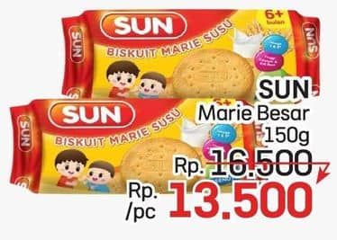 Promo Harga SUN Marie Biscuit 150 gr - LotteMart