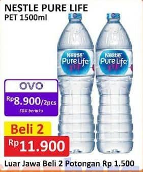 Promo Harga Nestle Pure Life Air Mineral 1500 ml - Alfamart