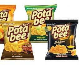 Promo Harga POTABEE Snack Potato Chips Ayam Bakar, BBQ Beef, Grilled Seaweed 68 gr - Carrefour