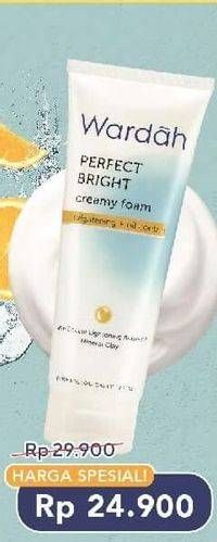 Promo Harga WARDAH Perfect Bright Creamy Foam Brightening Oil Control  - Alfamart