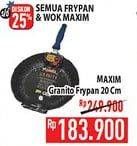 Promo Harga MAXIM Granito Frypan 20 Cm  - Hypermart