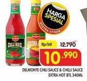 Promo Harga DEL MONTE Sauce Chilli, Extra Hot Chilli 340 ml - Superindo