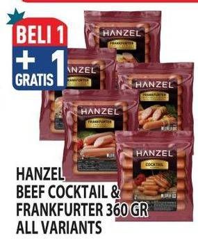 HANZEL Beef Cocktail & Frankfurter 360gr