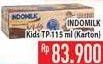 Promo Harga INDOMILK Susu UHT Kids 115 ml - Hypermart