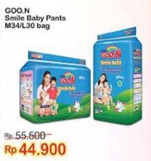 Promo Harga Goon Smile Baby Pants M34, L30 30 pcs - Indomaret
