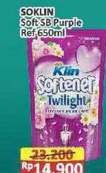 Promo Harga So Klin Softener Twilight Sensation Glamorous Purple 650 ml - Alfamart
