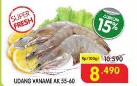 Promo Harga Udang Vanamae AK55-60 100 gr - Superindo