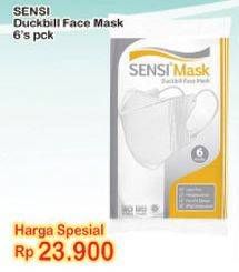 Promo Harga SENSI Mask Duckbill 6 pcs - Indomaret