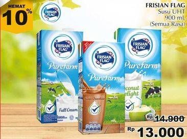 Promo Harga FRISIAN FLAG Susu UHT Purefarm All Variants 900 ml - Giant