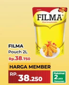 Promo Harga Filma Minyak Goreng 2000 ml - Yogya