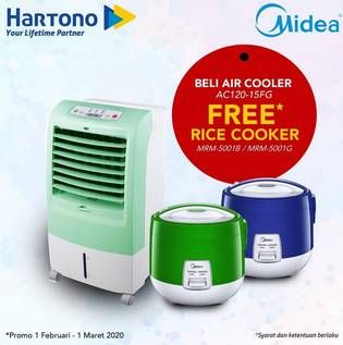 Promo Harga MIDEA AC120-15FG | Air Cooler  - 